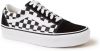 VANS Checkerboard Old Skool Platform sneaker met su&#xE8;de details online kopen