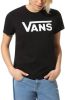 Vans Flying V Logo T Shirt Dames Black/White Dames online kopen