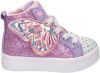Skechers Twinkle Toes hoge sneakers met lichtjes lila/roze online kopen