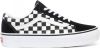 Vans Old Skool Platform Checkerboard Sneakers , Zwart, Dames online kopen