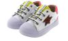 Shoesme SH22S010 C leren sneakers met dierenprint wit/multi online kopen