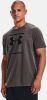 Under Armour T shirt voor heren GL Foundation met korte mouwen Charcoal Medium Heather/Graphite/Zwart online kopen