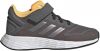Adidas Performance Duramo 10 hardloopschoenen lichtgrijs/metallic grijs/oranje kids online kopen